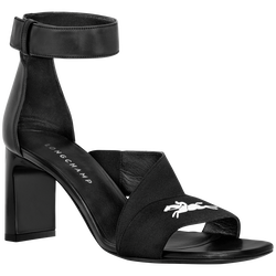 La Baronne 高跟鞋 , 黑色 - 皮革