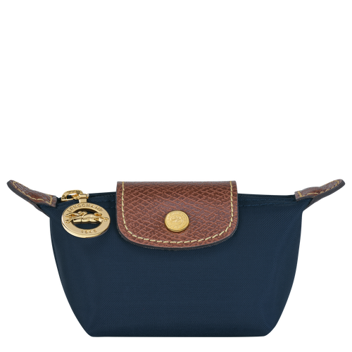 Le Pliage Original Coin purse , Navy - Recycled canvas - View 1 of  3