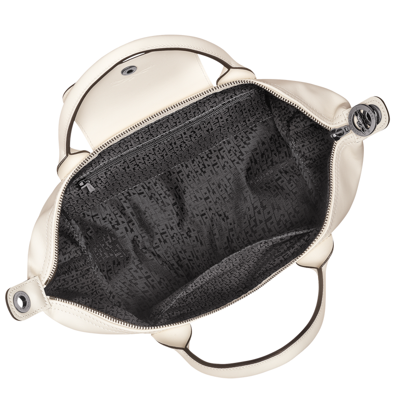 Le Pliage Xtra S Handbag , Ecru - Leather  - View 5 of  6