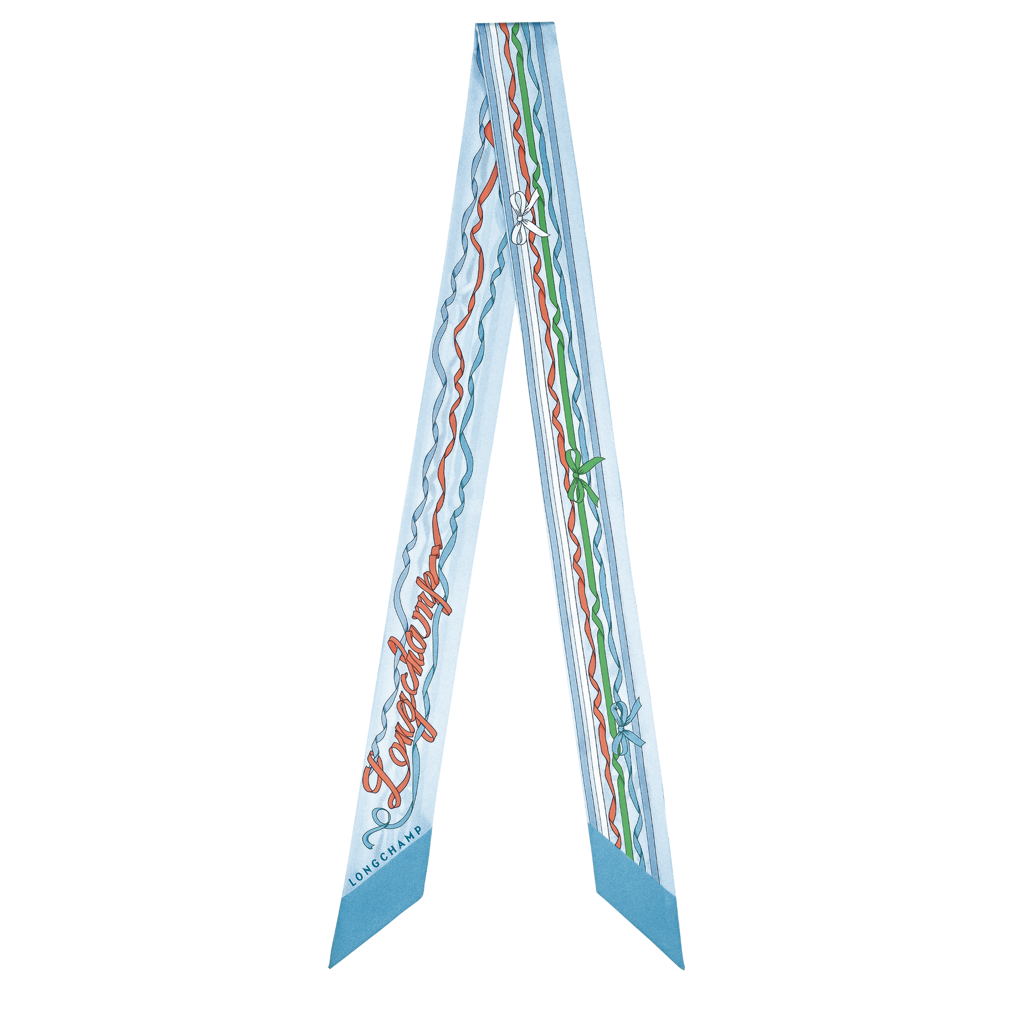 Rubans Longchamp Headband, Lagoon