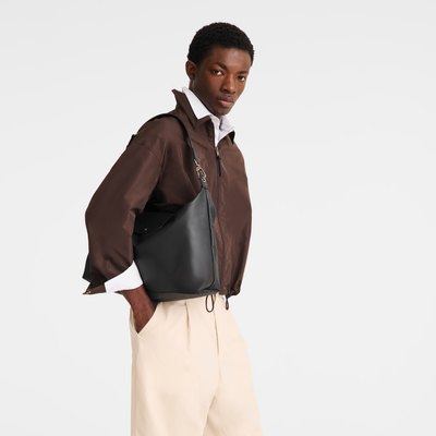 Le Pliage Xtra Hobo 袋 XL, 黑色
