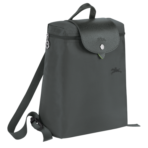 Le Pliage Green M Backpack , Graphite - Recycled canvas - View 3 of  6