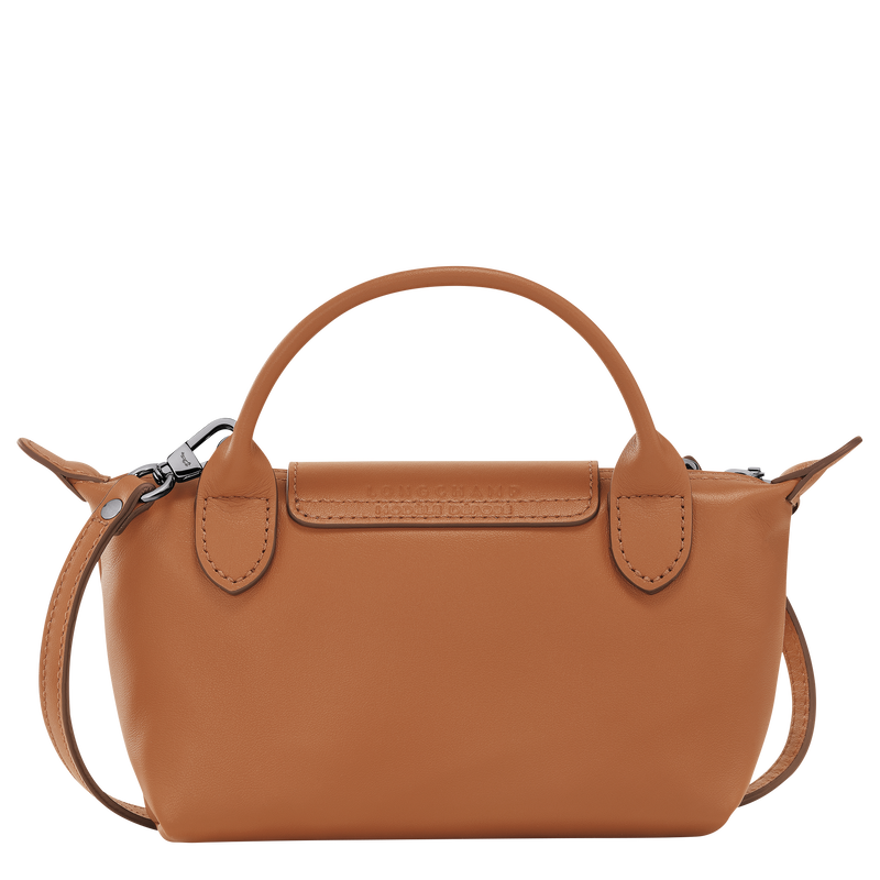 Le Pliage Xtra XS 手拿包 , 腰果棕 - 皮革  - 查看 4 5