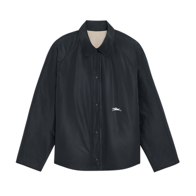 Padded blouson , Black/Paper - Technical taffeta