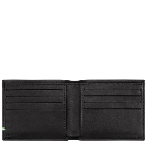 Longchamp sur Seine Wallet , Black - Leather - View 3 of  3