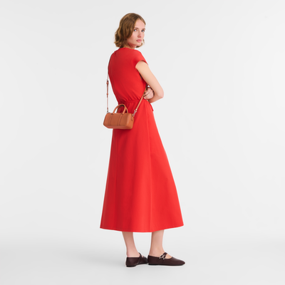 Daylong S Handbag , Cognac - Leather