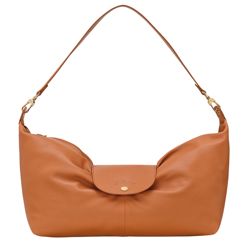Le Pliage Xtra L Shoulder bag , Amber - Leather  - View 1 of  4
