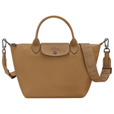 Le Pliage Xtra S 手提包 , 烟草色 - 皮革