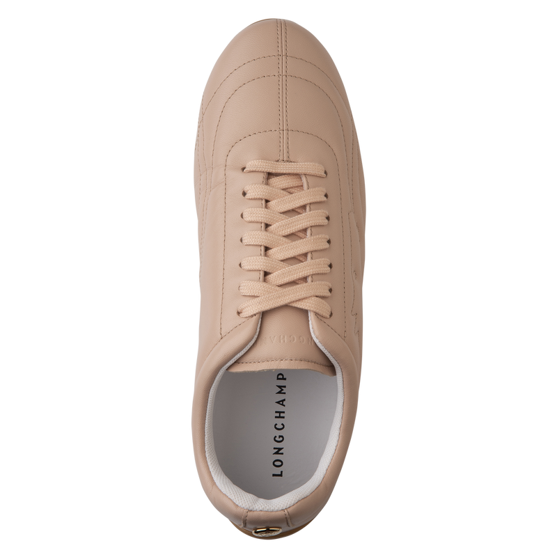 On-The-Go 运动鞋 , 奶油 - 皮革  - 查看 5 7