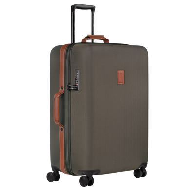 Boxford L Suitcase , Brown - Recycled canvas