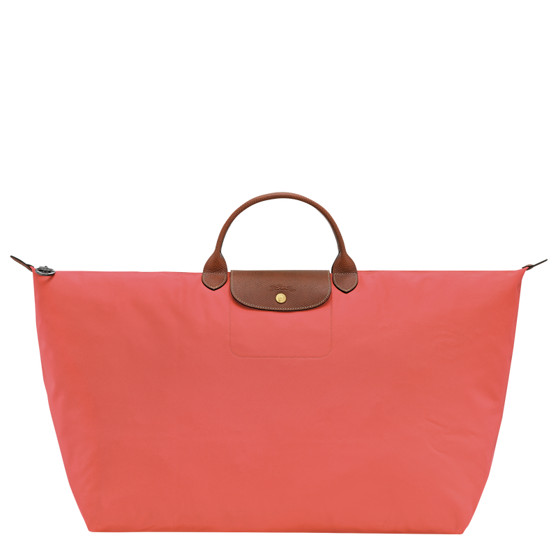 Le Pliage Original XL Travel bag , Strawberry - Recycled canvas  - View 1 of  6