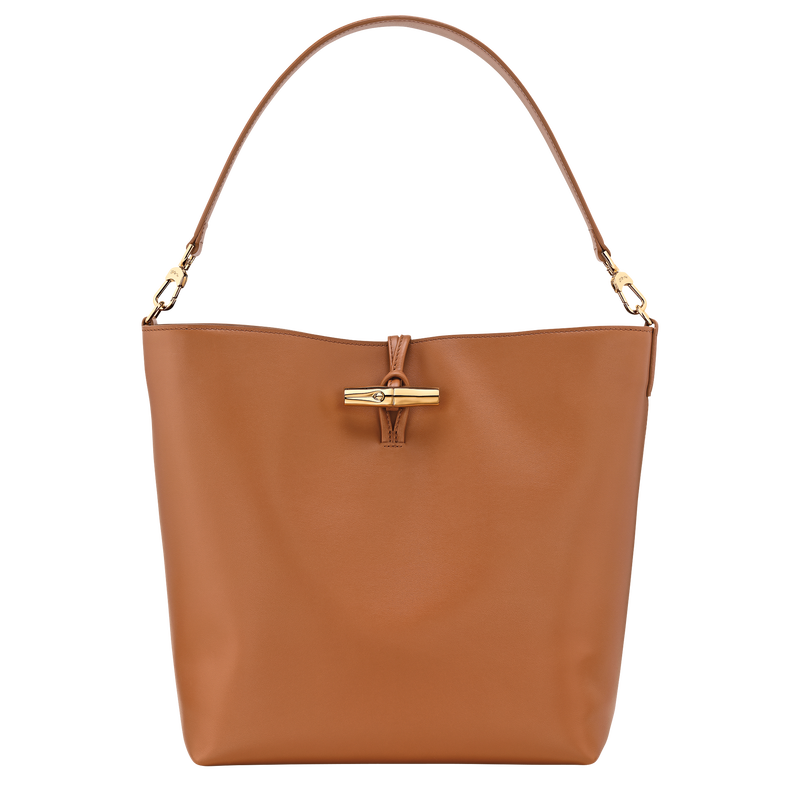 Le Roseau M Hobo 袋 , 腰果棕 - 皮革  - 查看 1 6
