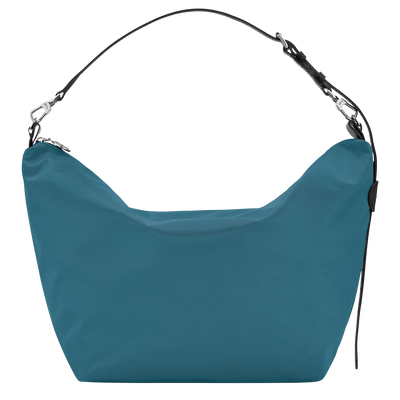 Le Slouchy M Hobo 袋 , 孔雀蓝色 - 帆布