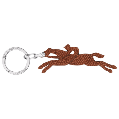 Le Pliage Original 钥匙扣 , 棕色 - 皮革