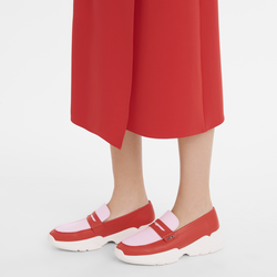Au Sultan系列 乐福鞋 , 红色/ 粉红色 - 皮革