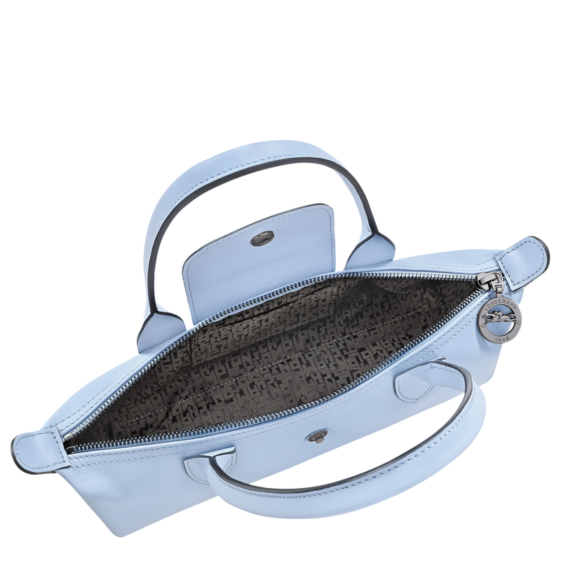 Le Pliage Xtra M Shoulder bag , Wave - Leather  - View 4 of  5