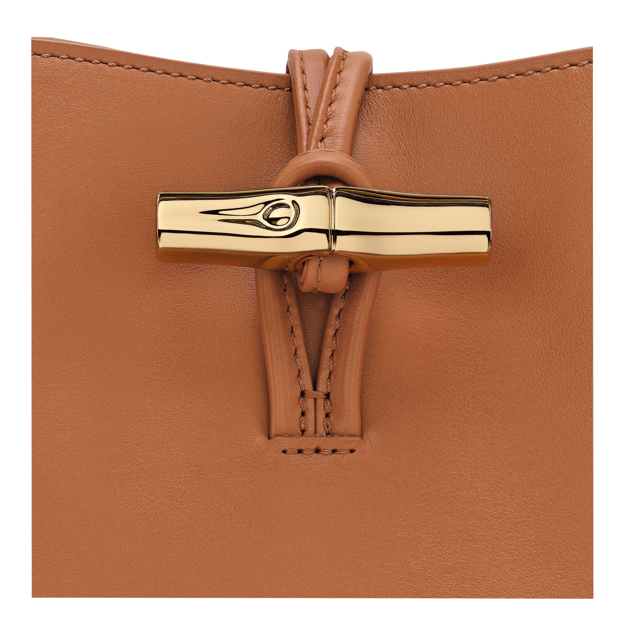 Le Roseau 水桶包 XS, 腰果棕