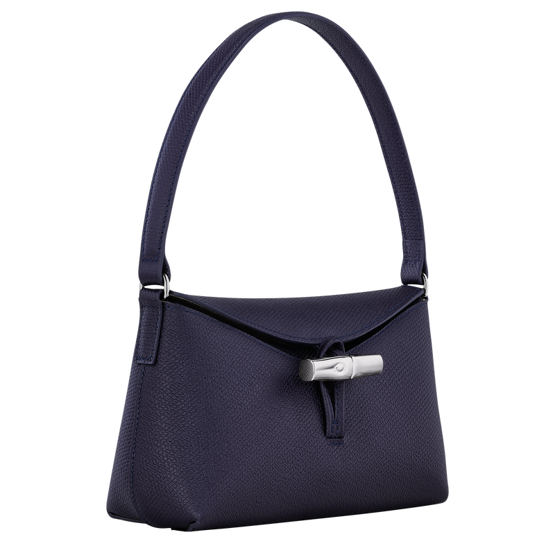 Roseau S Hobo bag , Bilberry - Leather  - View 3 of  4