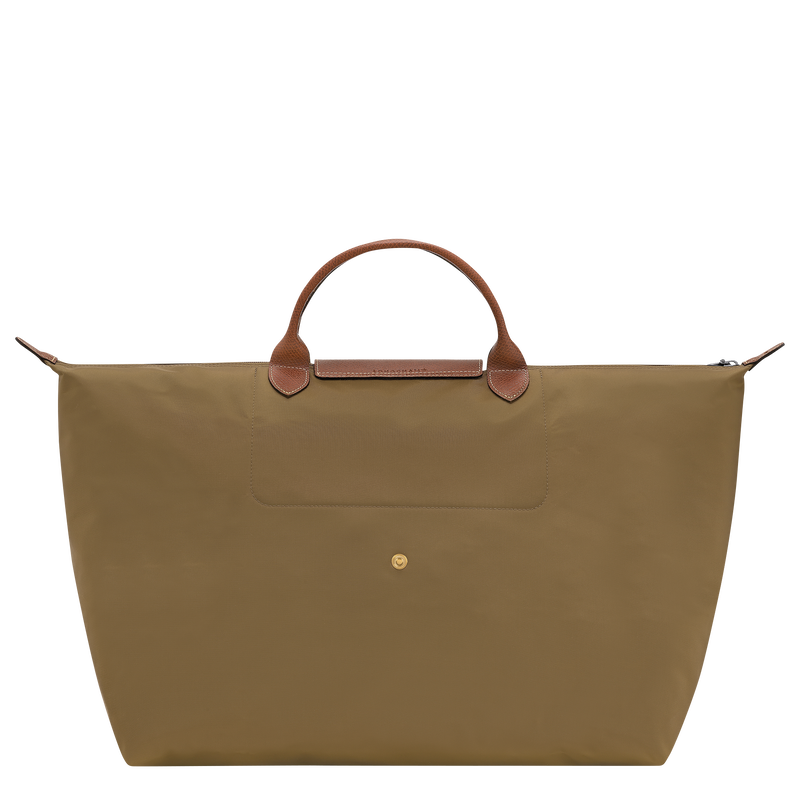 Le Pliage Original L Travel bag , Olive - Recycled canvas  - View 3 of  6