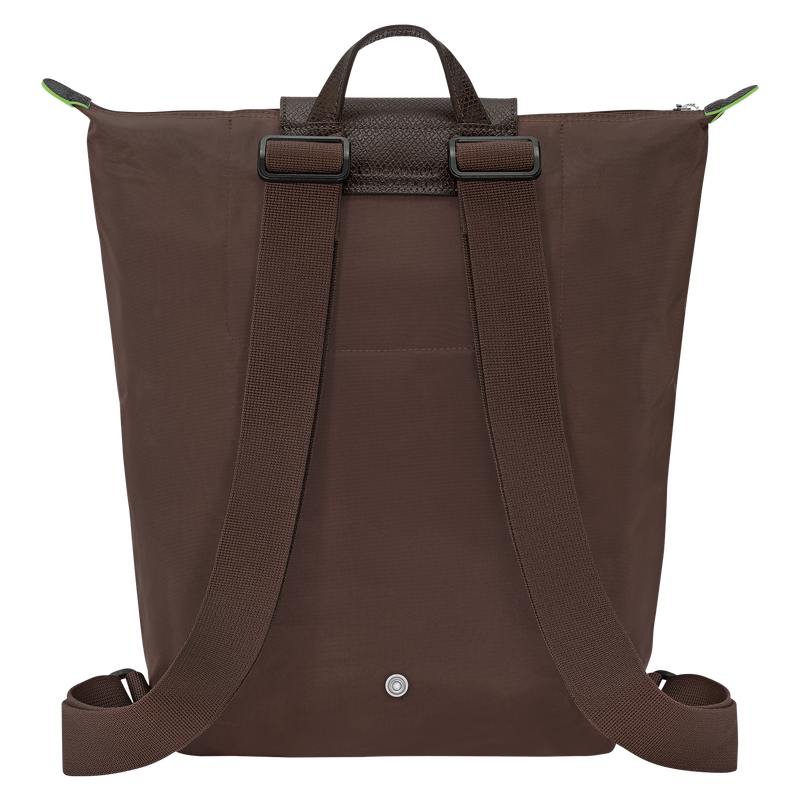 Le Pliage Green M Backpack , Mocha - Recycled canvas  - View 4 of  7