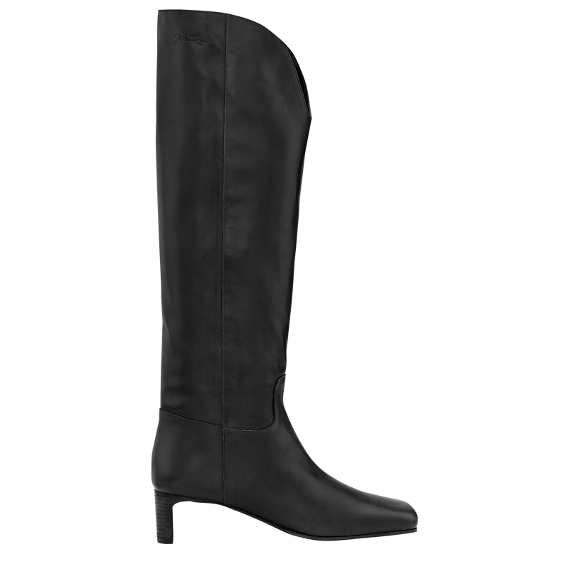 La Cavali&egrave;re Heel boots , Black - Leather  - View 1 of  4