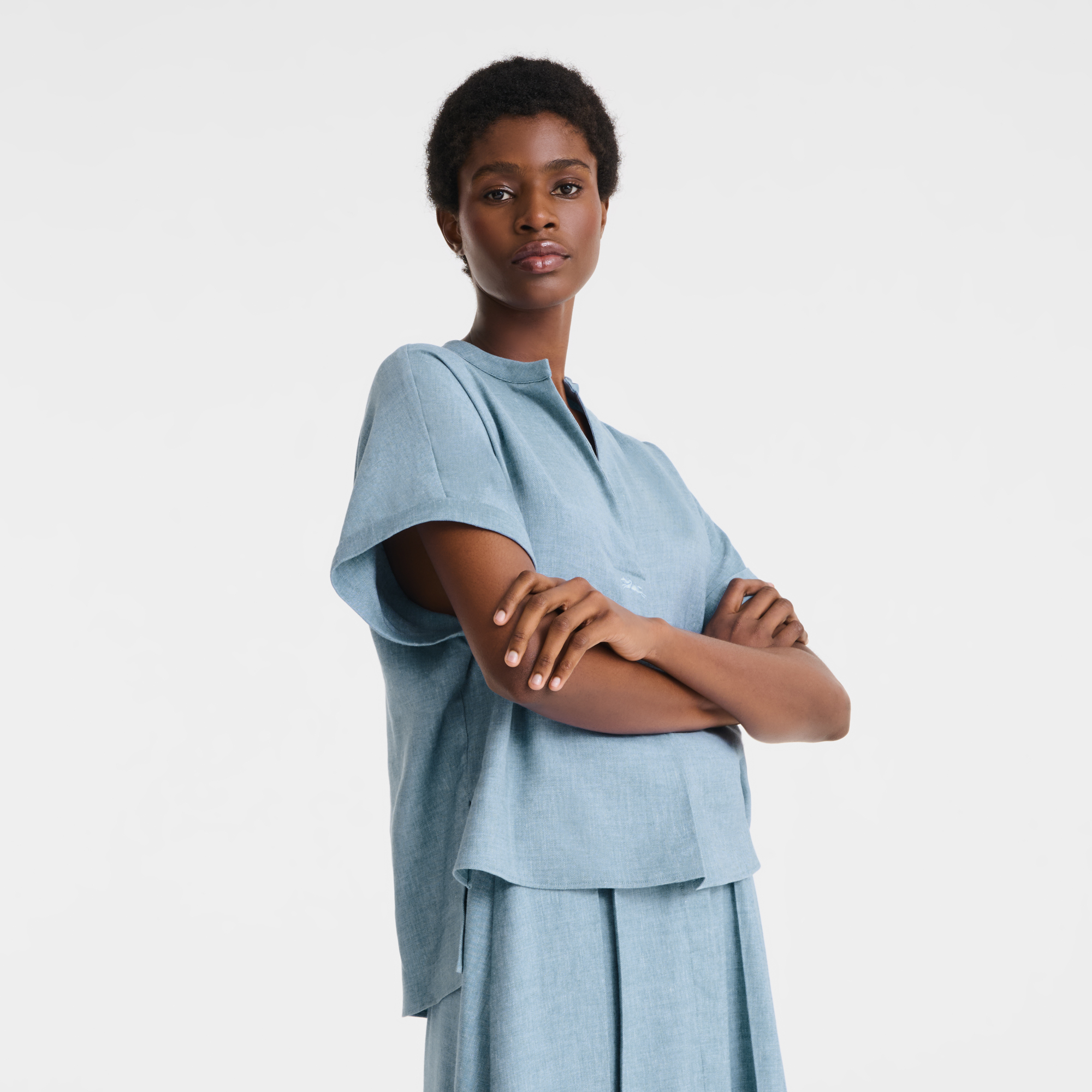 null 衬衫, 蓝灰色