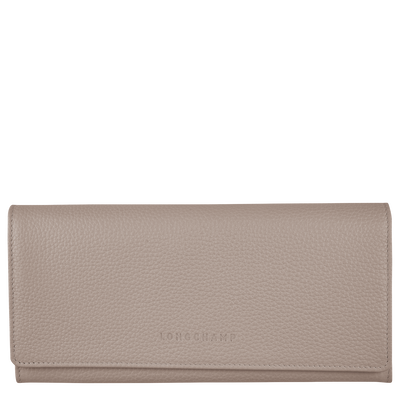 Le Foulonné Continental wallet , Turtledove - Leather