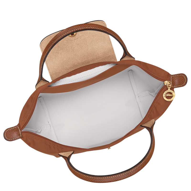 Le Pliage Original S 手提包 , 干邑色 - 再生帆布  - 查看 5 7