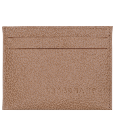 Le Foulonné Card holder , Biscuit - Leather