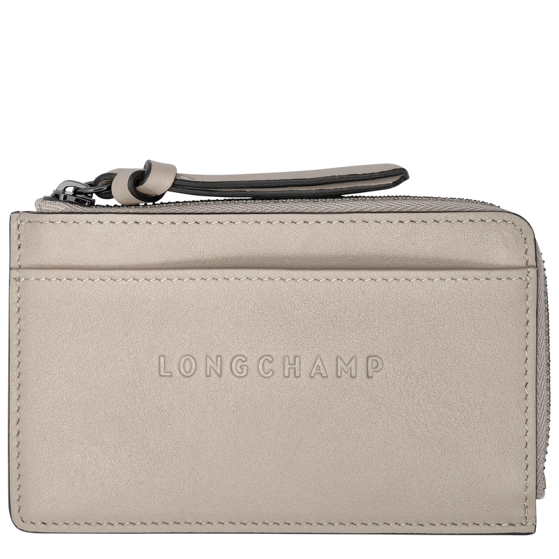 Longchamp 3D 卡夹 , 陶灰色 - 皮革  - 查看 1 3