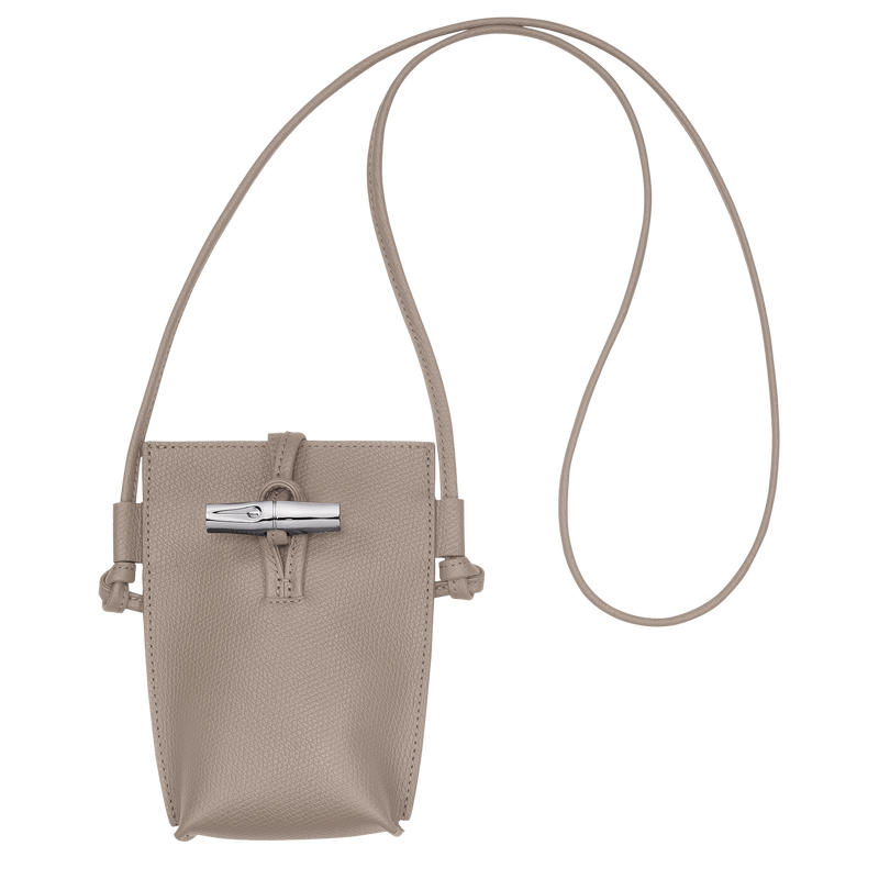 Le Roseau 手机包 , 陶灰色 - 皮革  - 查看 1 6