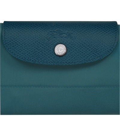 Le Pliage Green 旅行包 L, 孔雀蓝色