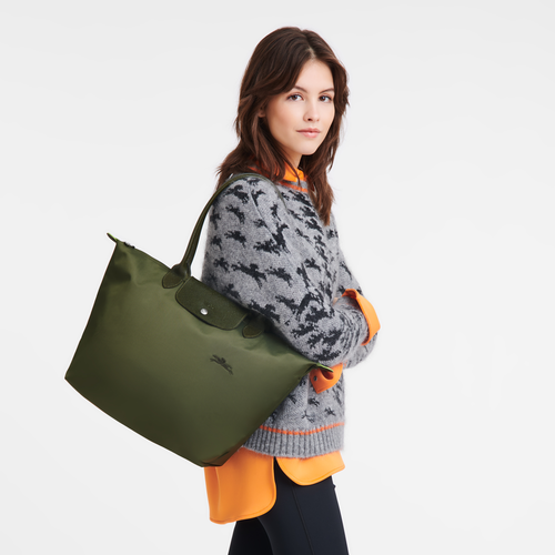 Le Pliage Green L 大号单肩包 , 森林 - 再生帆布 - 查看 2 5