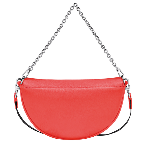 Smile S Crossbody bag , Strawberry - Leather - View 4 of  7