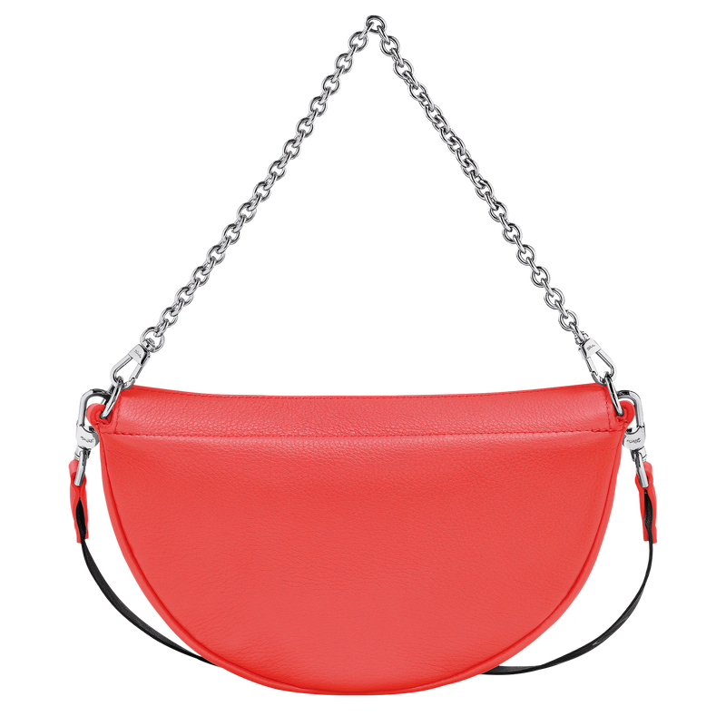 Smile S Crossbody bag , Strawberry - Leather  - View 4 of  7