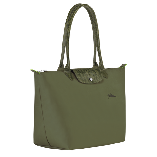 Le Pliage Green L 大号单肩包 , 森林 - 再生帆布 - 查看 3 5