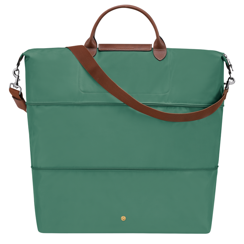 Le Pliage Original Travel bag expandable , Sage - Recycled canvas  - View 4 of  7