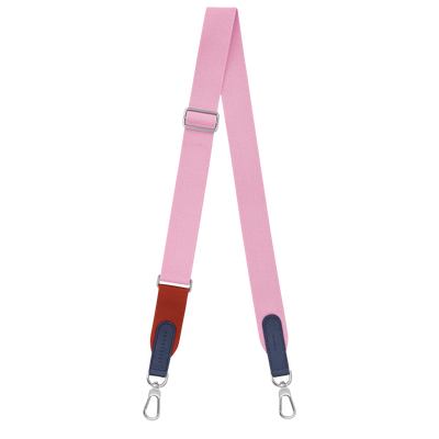 Shoulder strap , Pink/Burnt Red - Canvas