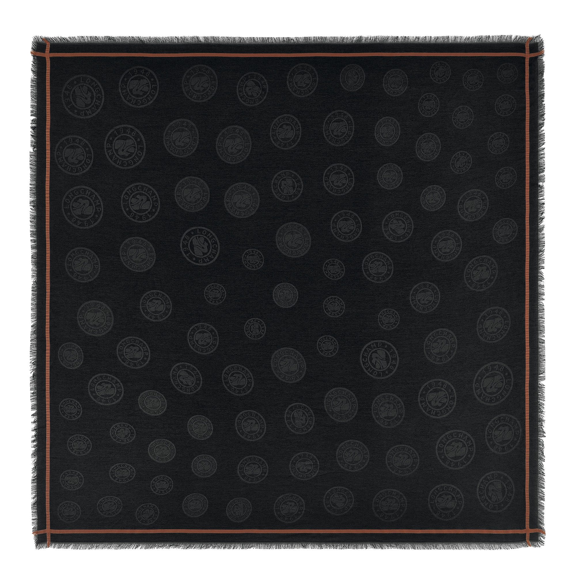 披肩, 黑色 - 查看 1
        3 - 放大 Longchamp奖章 披肩, 黑色