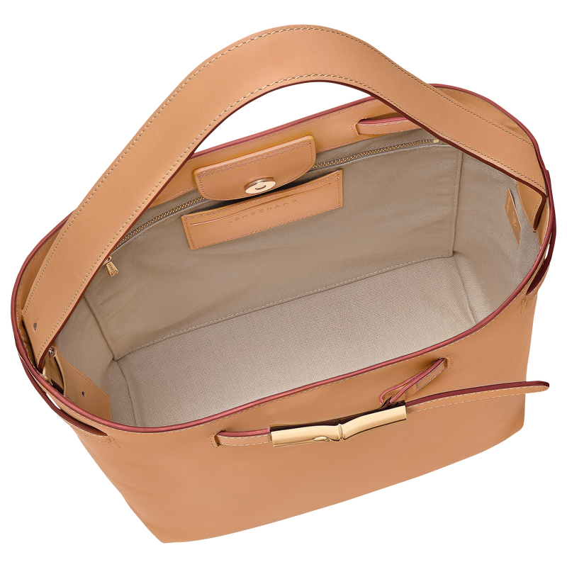 Le Smart 单肩包 , 沙白色 - 皮革  - 查看 5 6