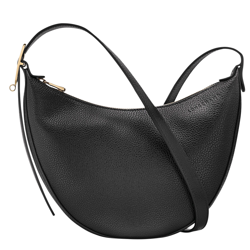 Le Foulonn&eacute; S Crossbody bag , Black - Leather  - View 1 of  6