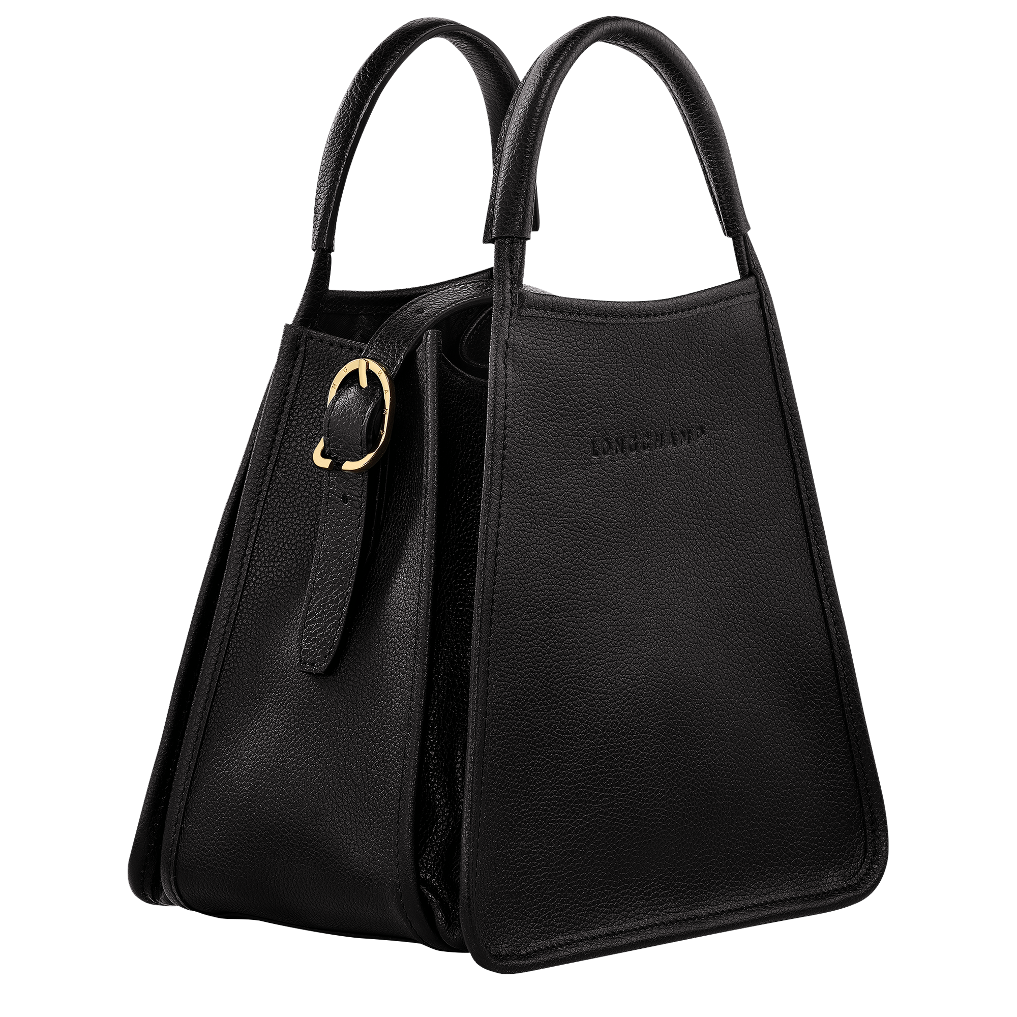 Le Foulonné Handbag S, Black