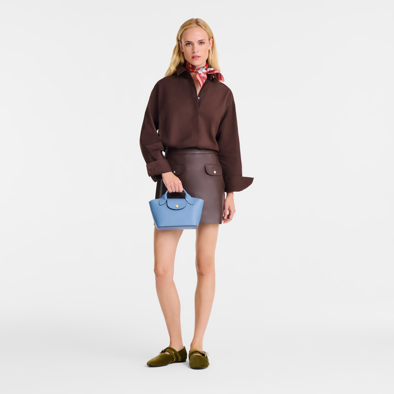 Épure XS 托特包 , 蓝灰色 - 皮革  - 查看 2 5