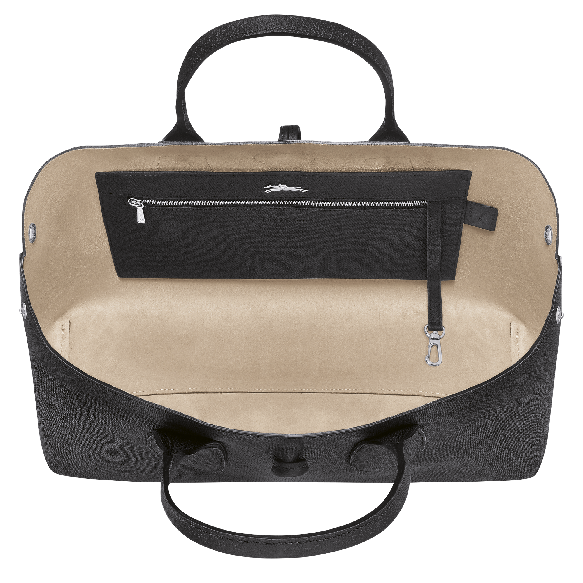 Le Roseau 手提包大号XL, 黑色