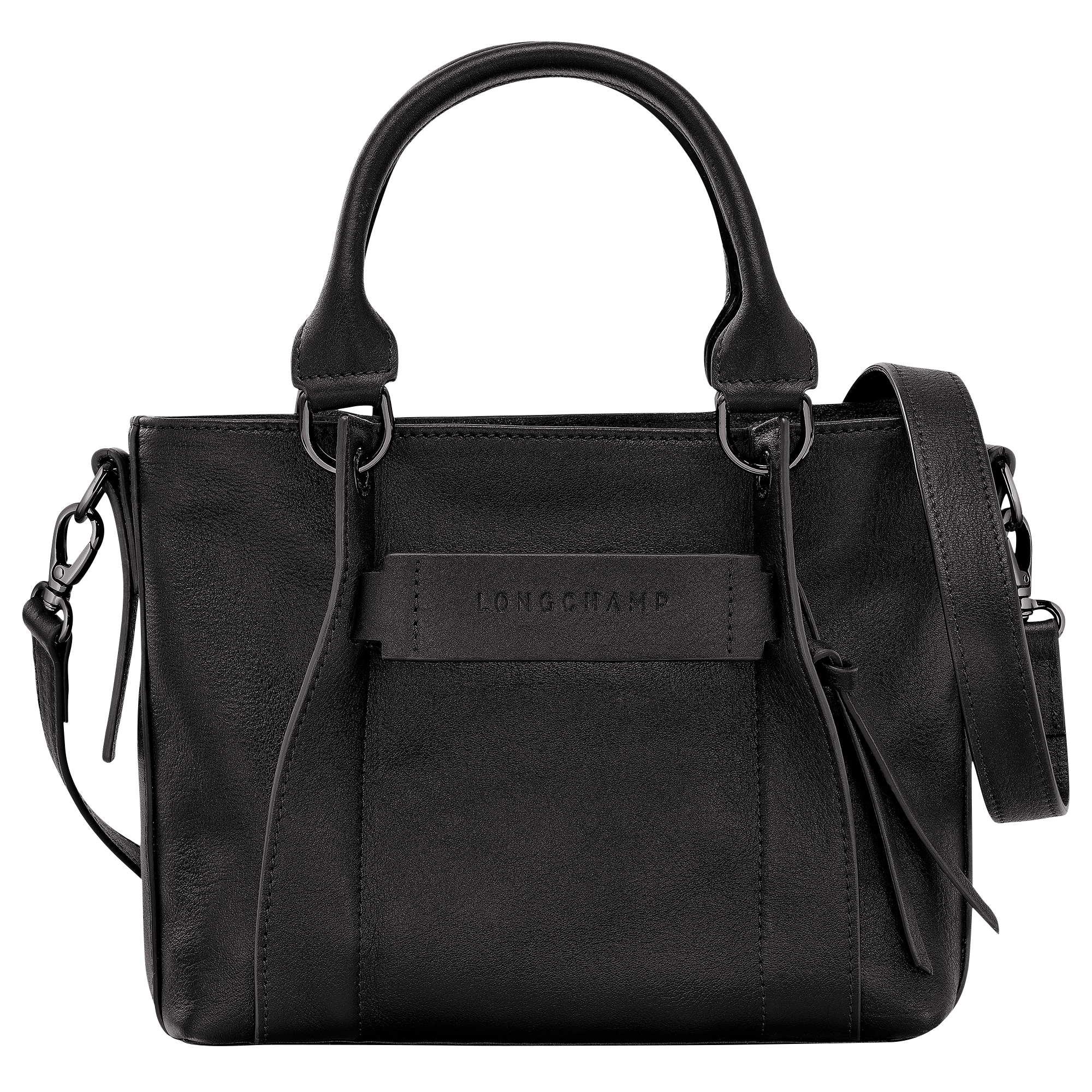 Longchamp 3D 手提包 S, 黑色