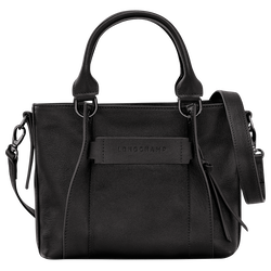 Longchamp 3D S 手提包 , 黑色 - 皮革