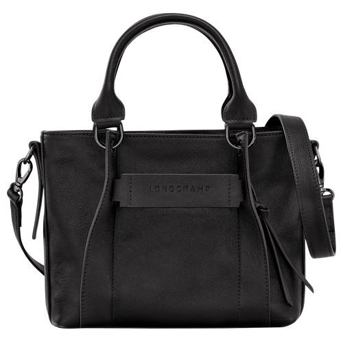 Longchamp 3D S 手提包 , 黑色 - 皮革 - 查看 1 5