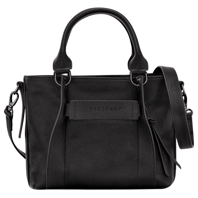 Longchamp 3D S 手提包 , 黑色 - 皮革  - 查看 1 5