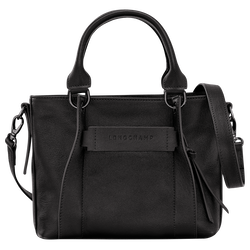 Longchamp 3D S 手提包 , 黑色 - 皮革