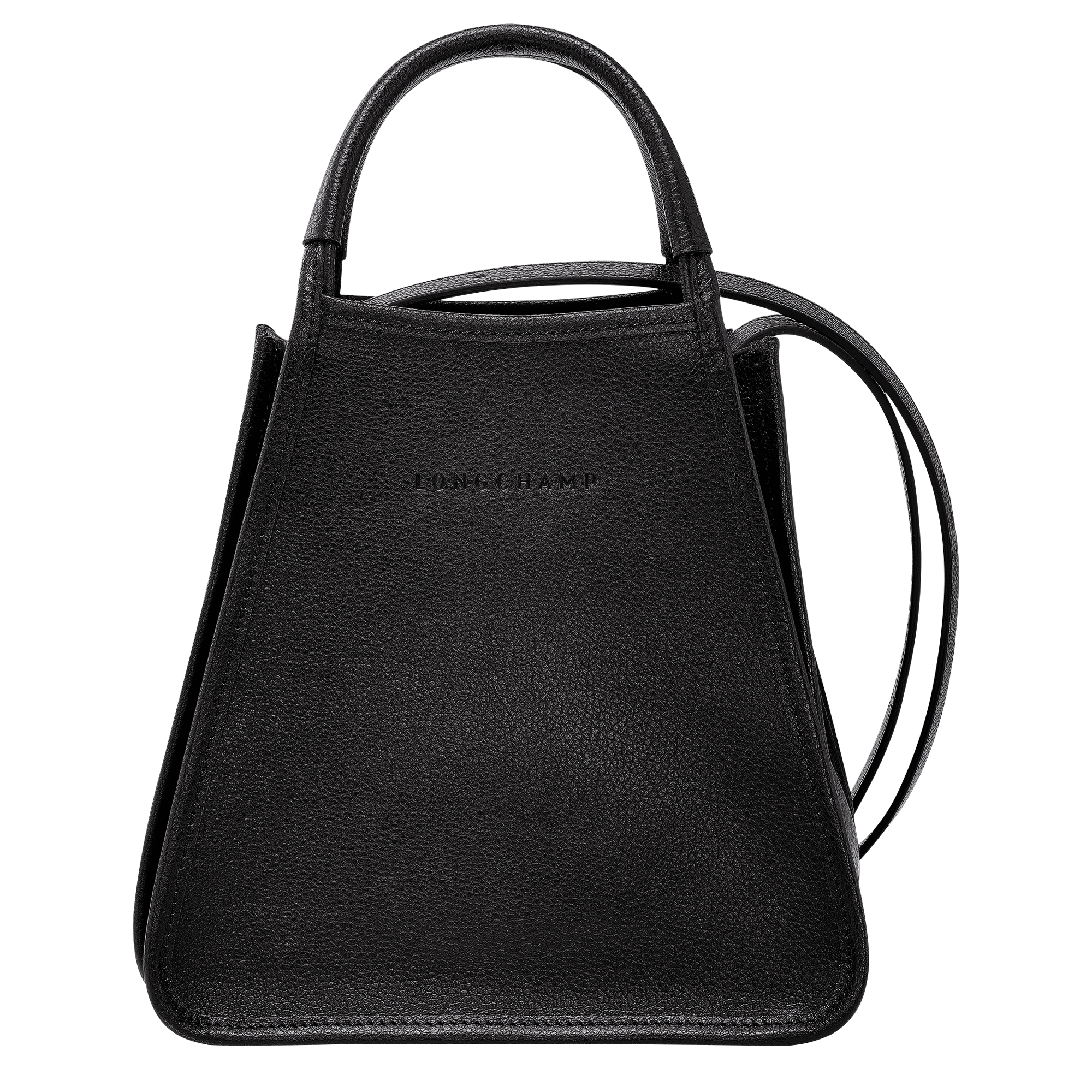 Le Foulonné Handbag S, Black
